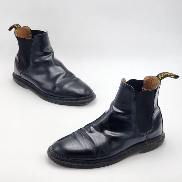 Dr. Martens Graeme II Chelsea Black Boots Men's Size 8 - Picture 1 of 8